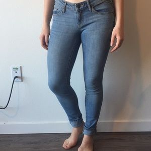 Size 4 Low Rise Super Skinny Jeans